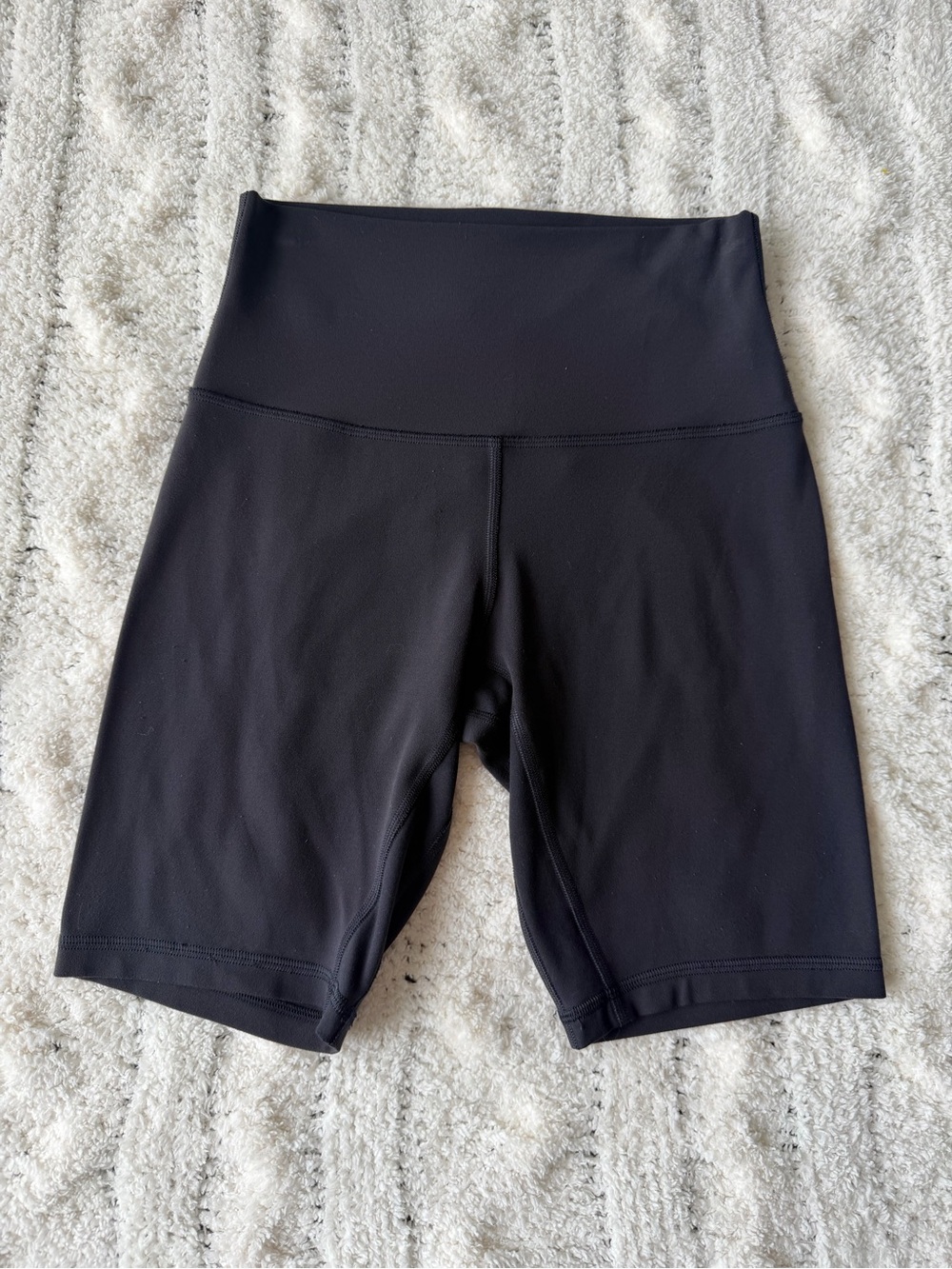 Lululemon align biker shorts black high rise high waisted athletic size 4